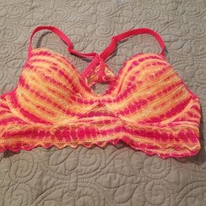 Pink Victoria secret racer back bra,